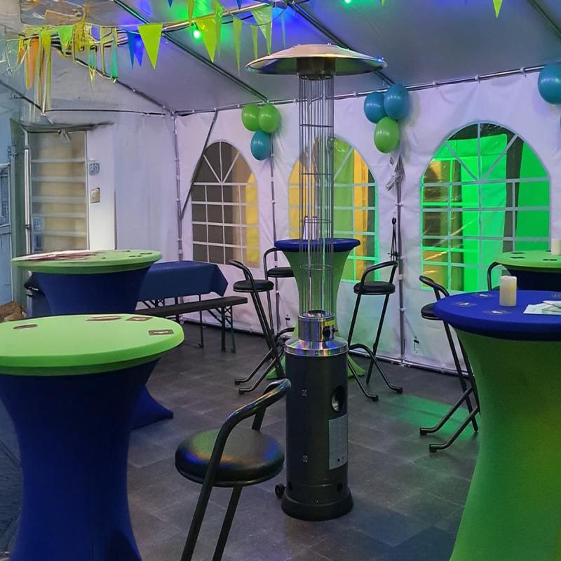 Hoe kan ik een partytent in de winter gebruiken?