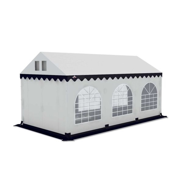 Partytent 3×6 m PVC | GRIZZLY GO PRO ARMORSHIELD™ 640 |wit-blauw