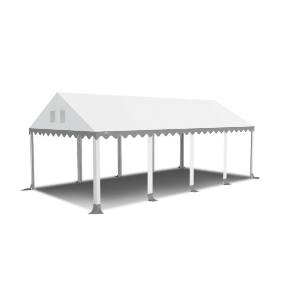 GRIZZLY GO-PRO 5x10 PVC Partytent vervangdak| Wit-Grijs