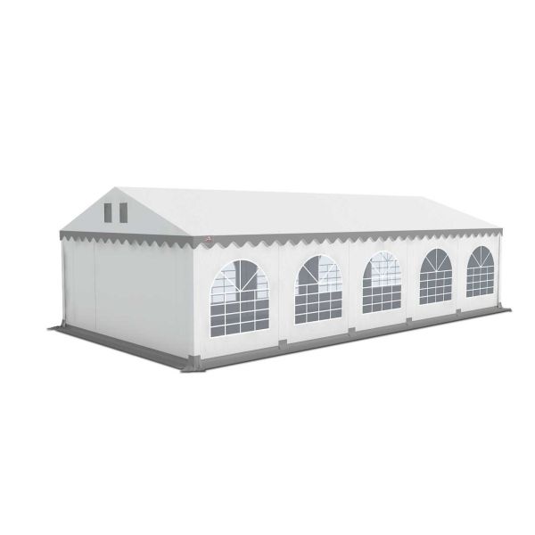 Partytent 5×10 m PVC | GRIZZLY GO‑PRO ARMORSHIELD™ 640 | Wit-Grijs