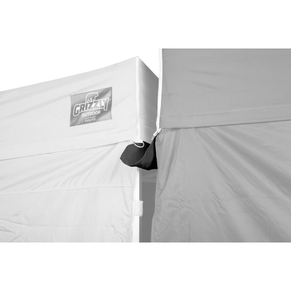 GO-UP Easy-Up Vouwtent Regengoot 6 m – Verbindingsgoot Zwart