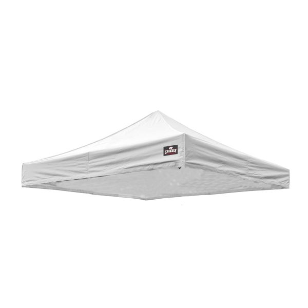 Grizzly Outdoor GO-UP Dak 3×3 m Wit – Professioneel Vervangingsdak