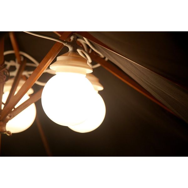 bol verlichting, partytent, wit, 8 stuks