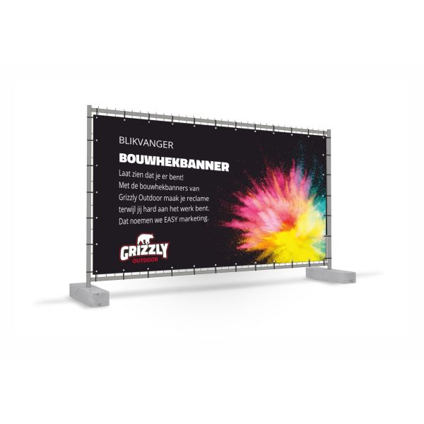 GO-SIGNING Bouwhekbanner PVC