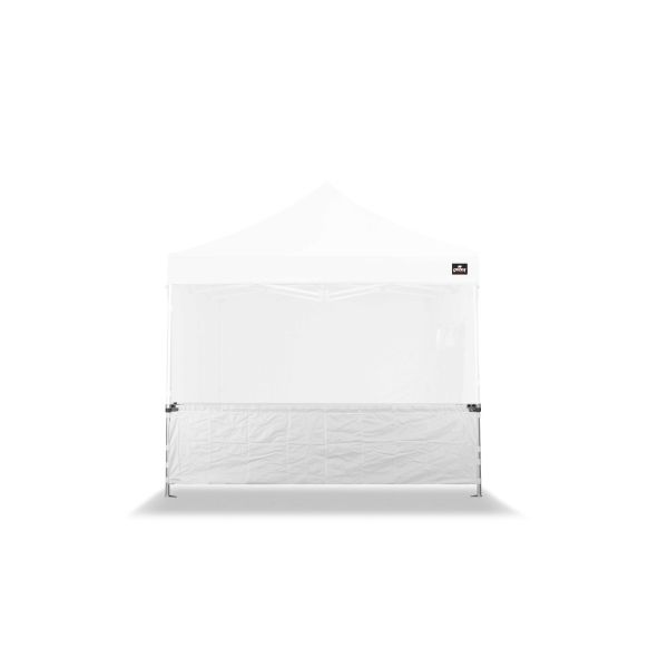 Easy Up Tent halve wand 4,5 m voor GO-UP40 Wit met stang