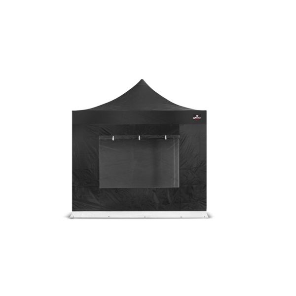 Grizzly Outdoor GO-UP Wand 4 m Zwart – Met Venster & Gordijn