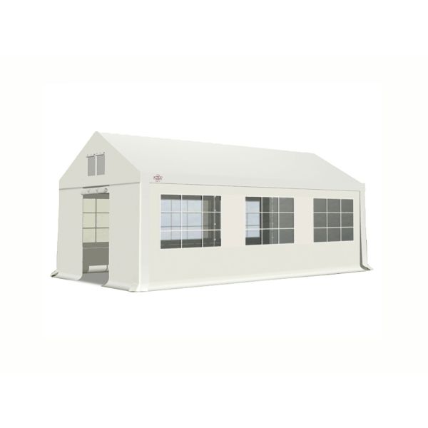 Partytent 4×6 m PVC | GRIZZLY GO BASIC DURASHIELD™ 500 | Wit