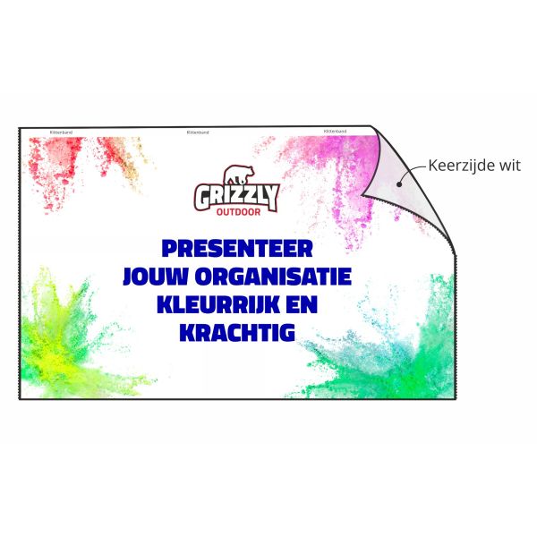 GO-SIGNING Bedrukte wand 2m | Buitenzijde