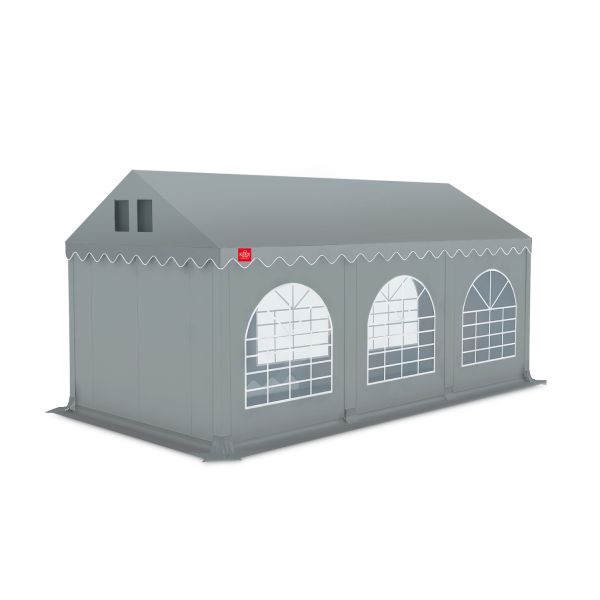 Partytent 4×6 m PVC | GRIZZLY GO PRO ARMORSHIELD™ 640 | Grijs