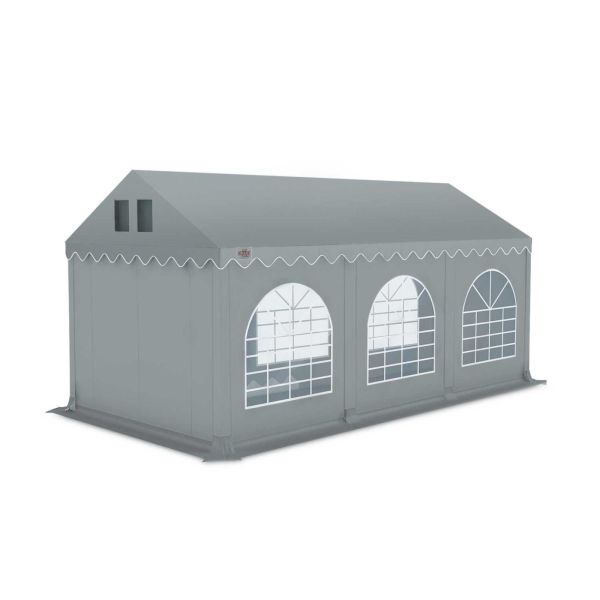 Partytent 3×6 m PVC | GRIZZLY GO PRO ARMORSHIELD™ 640 |grijs