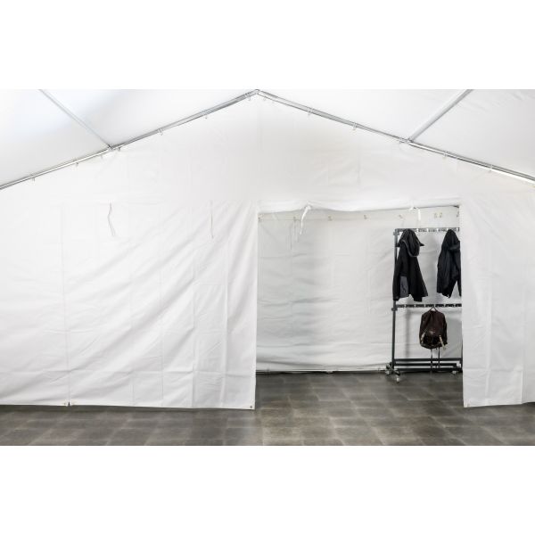 scheidingswand voor een partytent van 5 meter breed. Dit is een wand die je aan de binnenkant van je tent hangt om gebieden af te scheiden van elkaar.