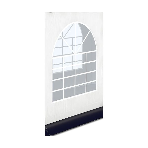 Grizzly Outdoor Zijwand 2.20x2.00m Wit-Blauw
