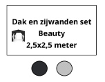 Beauty 2,5x2,5 m Reserve Dakdoek Vervangings dak 