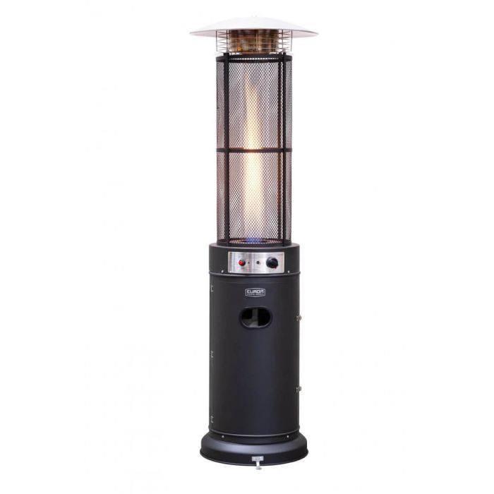 flameheater round 11000, eurom, zwart