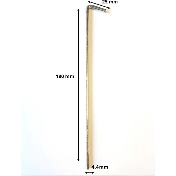 10 stuks Haring 18cm doorsnede 4.4mm