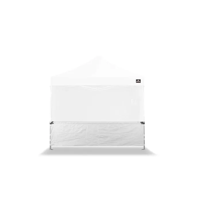 Easy Up Tent halve wand 4,5 m voor GO-UP40 Wit met stang