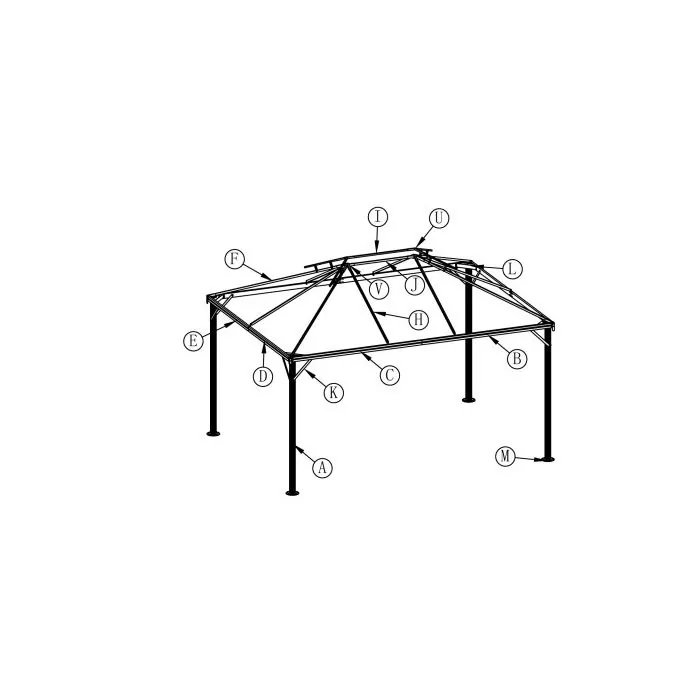 Onderdeel A 3x4 paviljoen Grizzly Europe