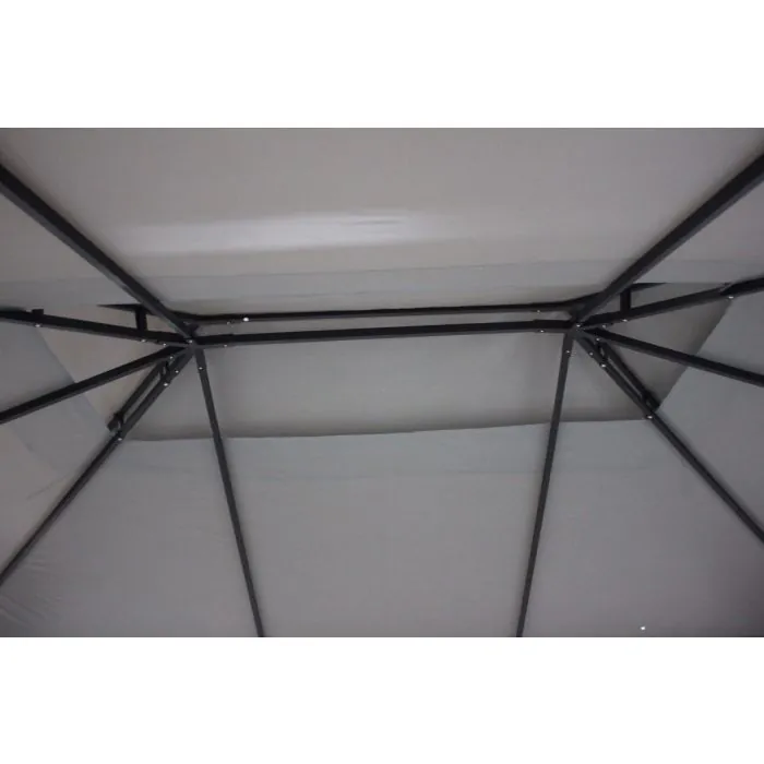 Tuinpaviljoen 3x4m Grizzly Europe-Taupe