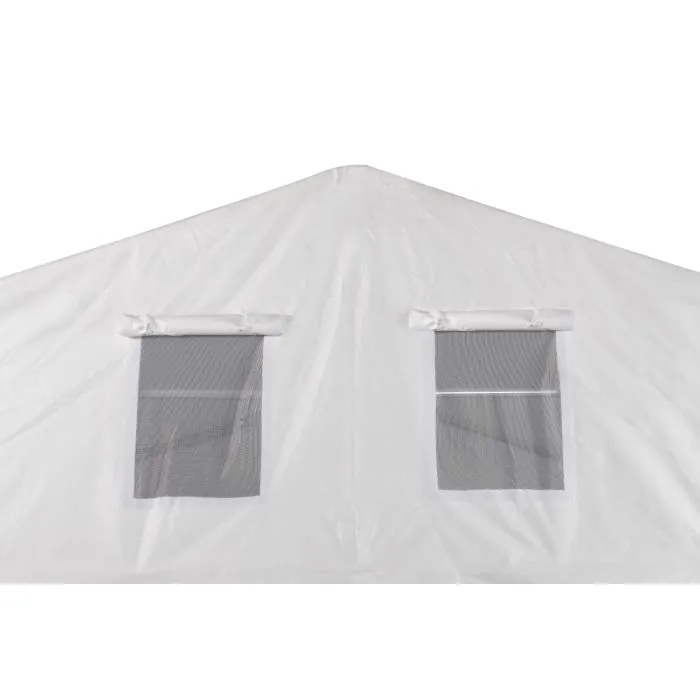 GO-PRO 5x6 Partytent met grondframe Wit-Blauw