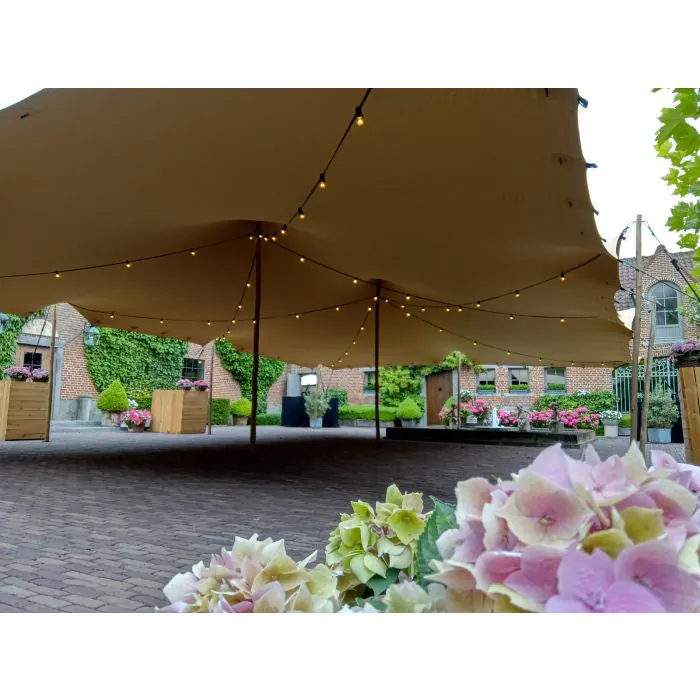Stretchtent 10,5x12 meter compleet