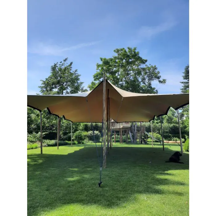 Stretchtent 10,5x12 meter compleet