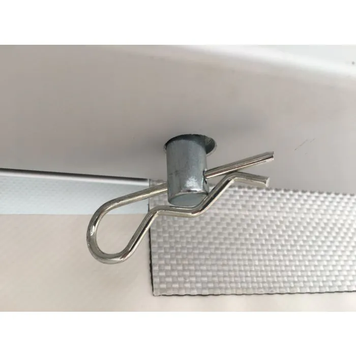 Pagodetent 4x4 incl. zijwanden wit