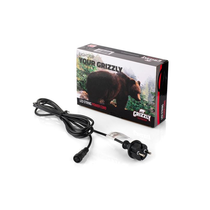 Prikkabel stekkersnoer 3 meter Grizzly Outdoor