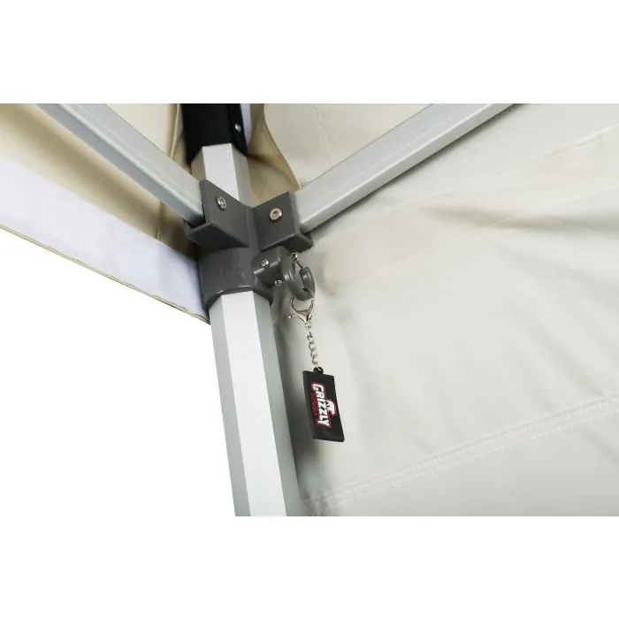Easy Up | Zijwand 6 m Ingang Olivijn Zand