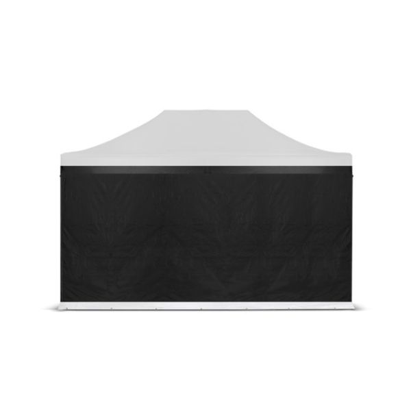 SPIKE Easy up zijwand 4,5 m solid black