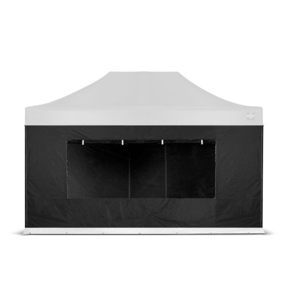 SPIKE Easy up zijwand 4,5 m raam black