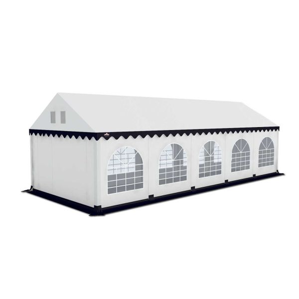 go-pro, 4x10, wit-blauw, partytent, grizzly outdoor