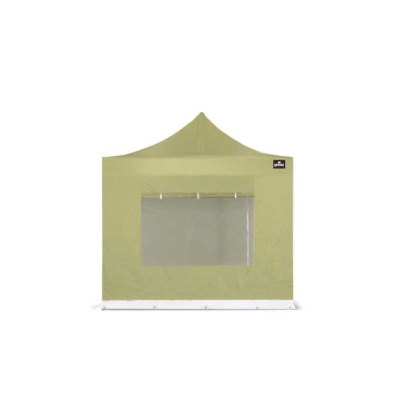 Easy Up | Zijwand 3 m met Raam Olivijn Zand