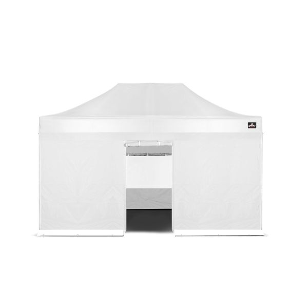 Easy Up | Zijwand 4,5 m Ingang Wit