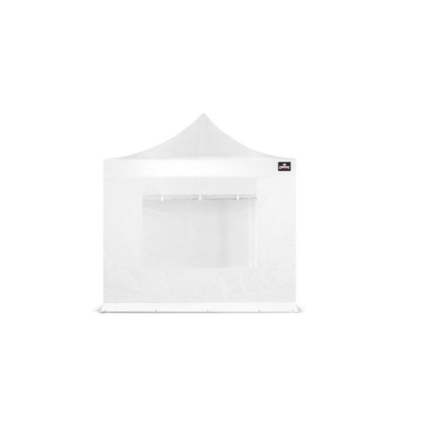 Easy Up | Zijwand 4 m met Raam Wit