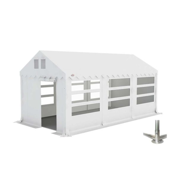 GO-PRO Limited Edition 3x6 Partytent met grondframe Wit