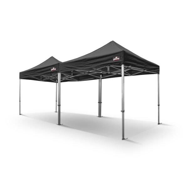 4x8 GO-UP50-PVC Easy Up aluminium zwart