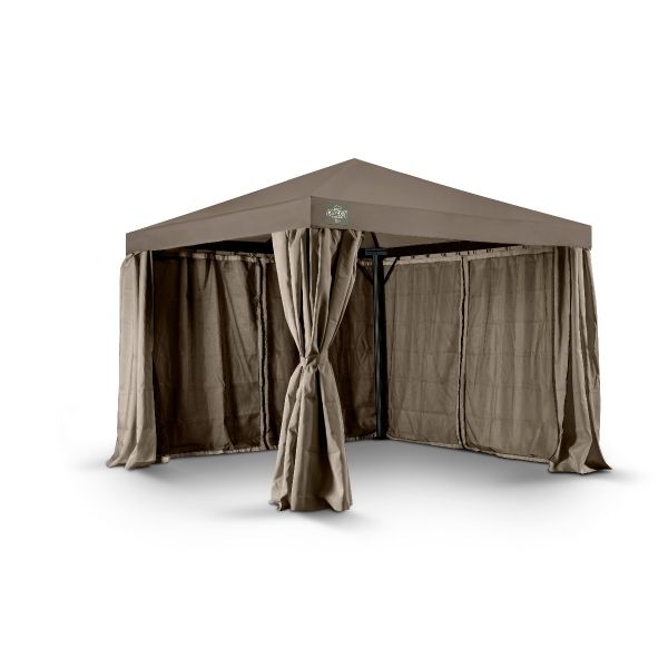 Tuinpaviljoen 3x3m Grizzly Europe Endurance-Taupe