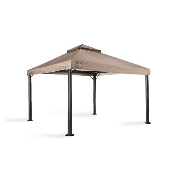 Tuinpaviljoen 3x3m Grizzly Europe-Taupe zonder zijwanden 