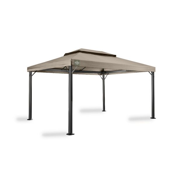 Paviljoen 3x4m Grizzly Europe Taupe zonder zijwanden