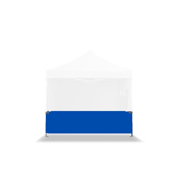 Easy Up Tent halve wand 4m voor GO-UP50 Blauw met stang