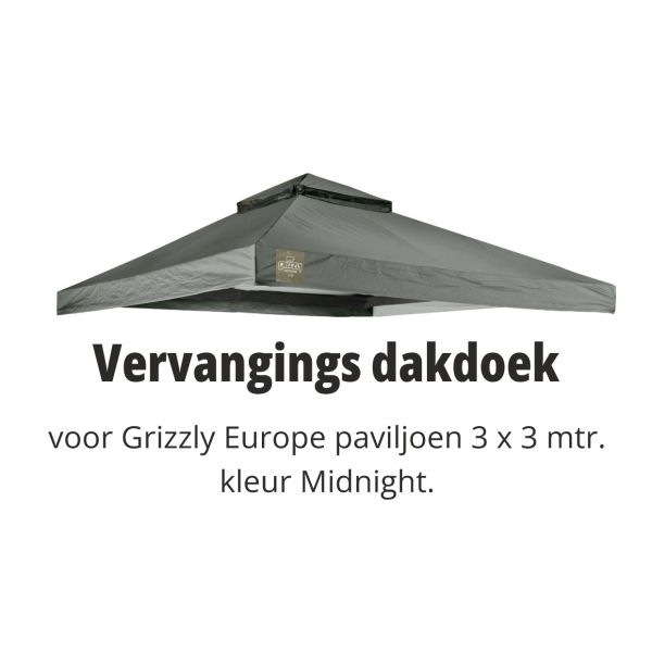 Grizzly Europe 3x3 Reserve Dakdoek-Midnight 