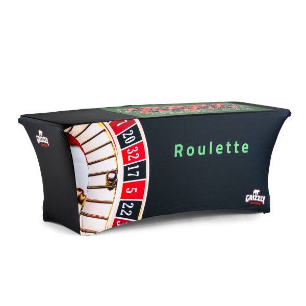 ROULETTE tafelrok stretch inclusief 183cm klaptafel