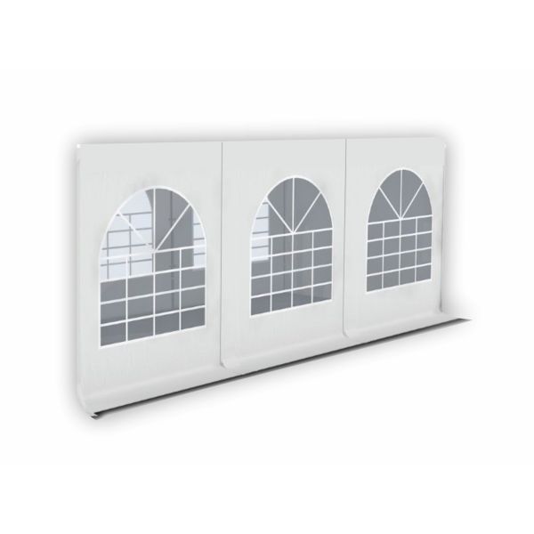 Zijwand met venster-6 meter uit 1 deel